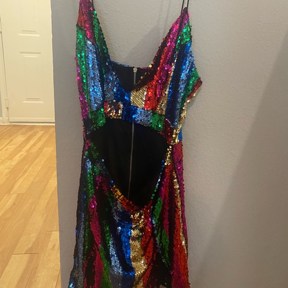 Pretty Little Thing Sequin Mini Party Dress - Picture 2 of 2